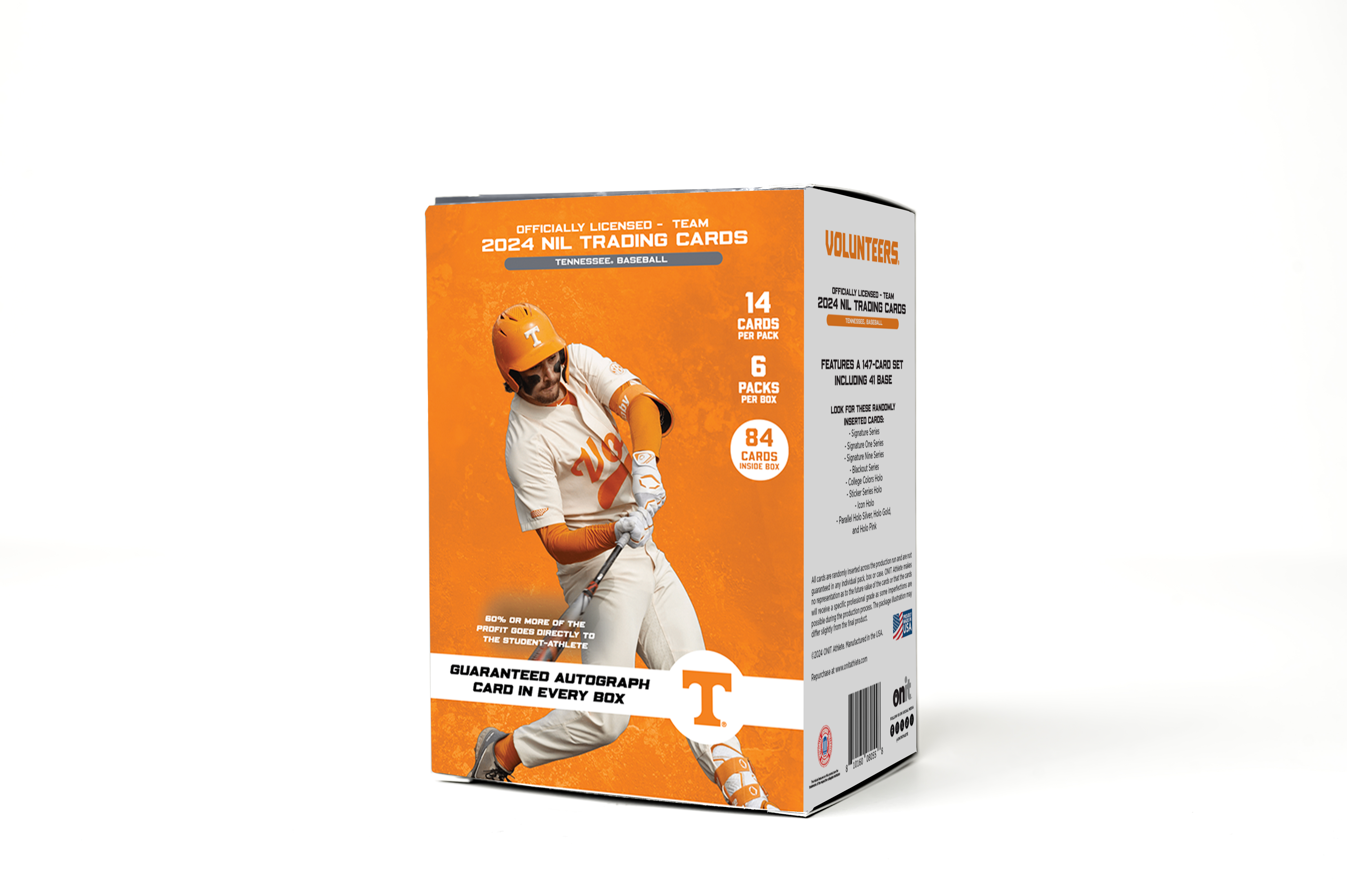 University of Tennessee® Platinum Box - Baseball 2024 Trading Cards - GUARANTEED AUTOGRAPH