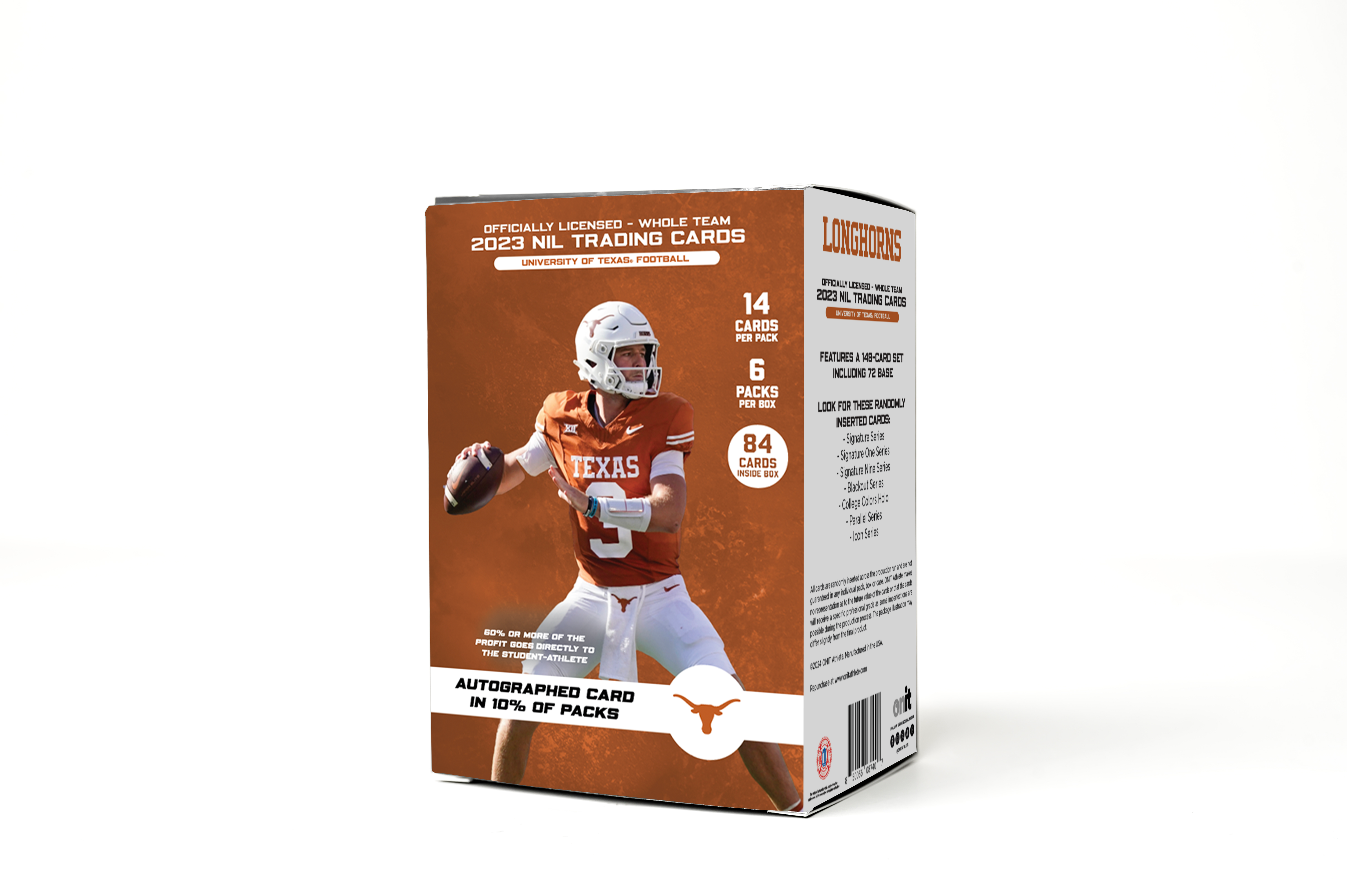 The University of Texas® Platinum Box - NIL Football 2023 Trading Cards - GUARANTEED AUTOGRAPH
