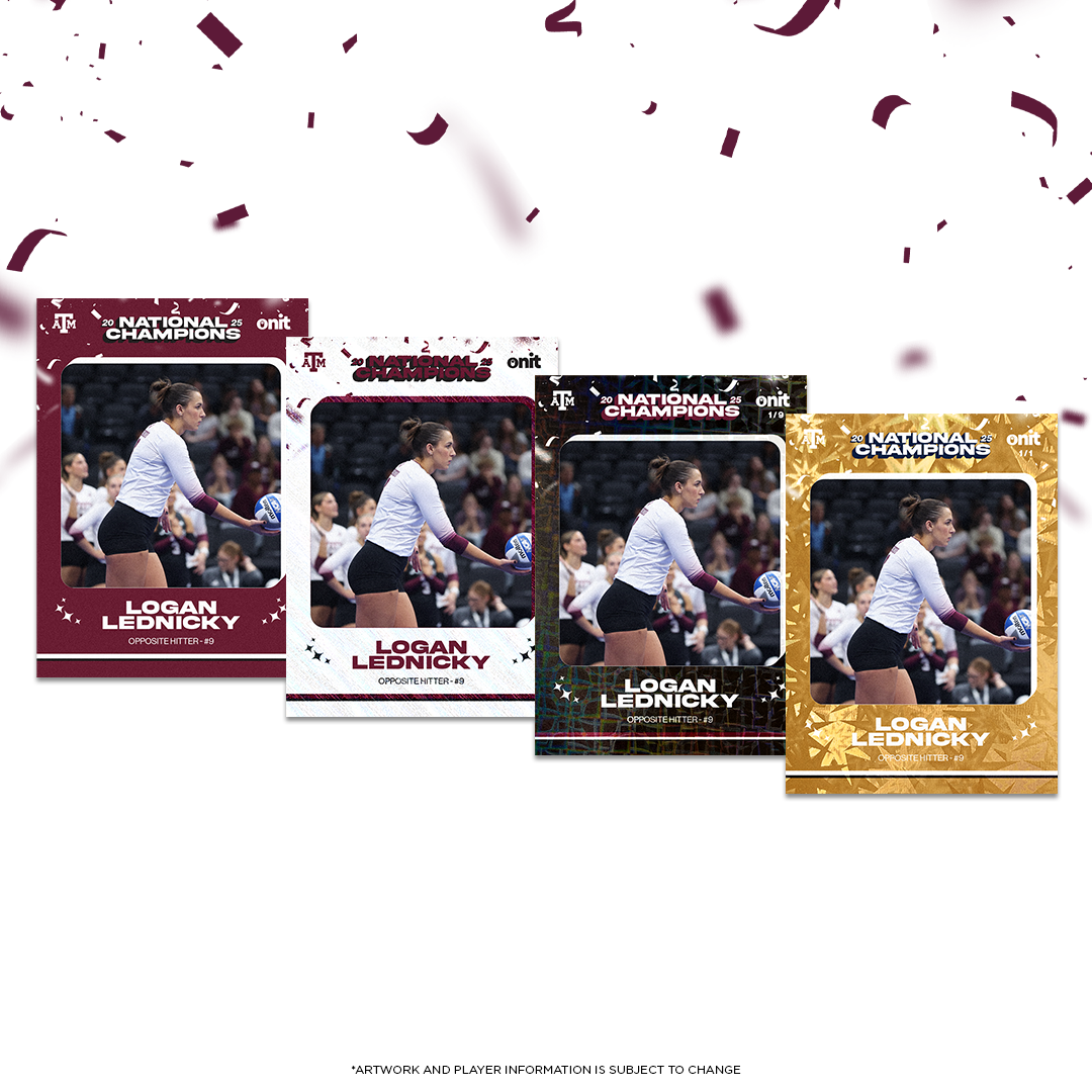 Texas A&M Volleyball 2025 National Champion Commemorative Box