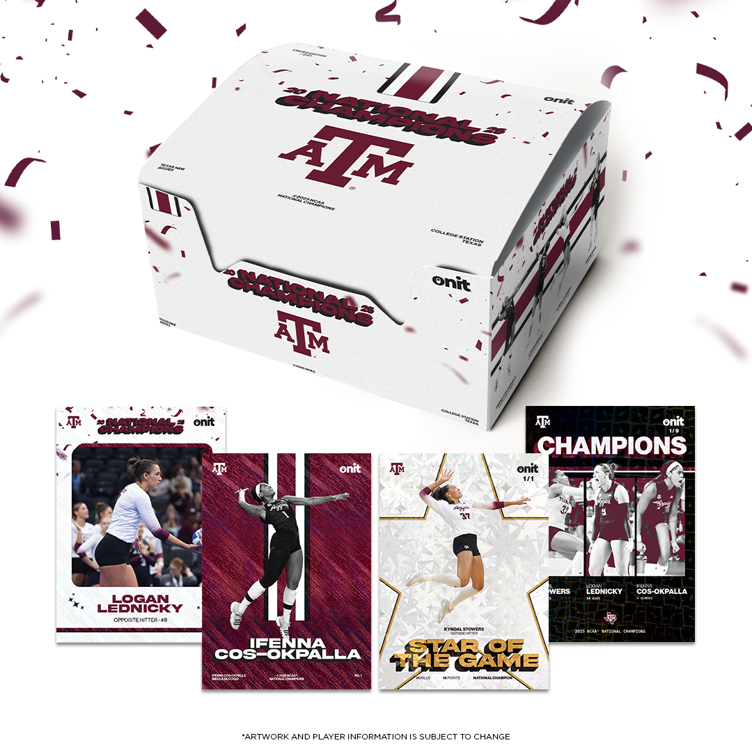 Texas A&M Volleyball 2025 National Champion Commemorative Box
