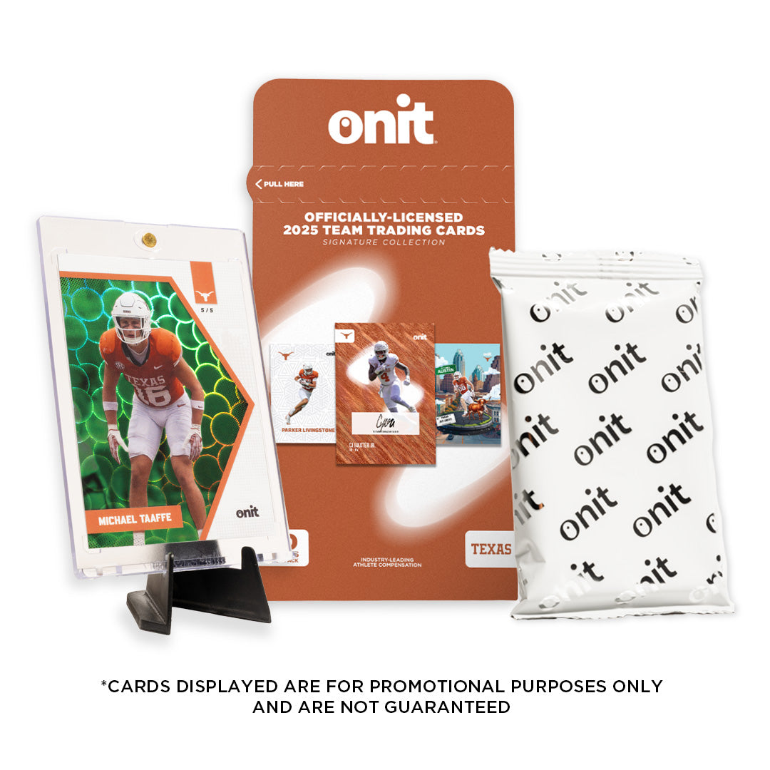University of Texas Football 2025 Trading Cards - Single Pack