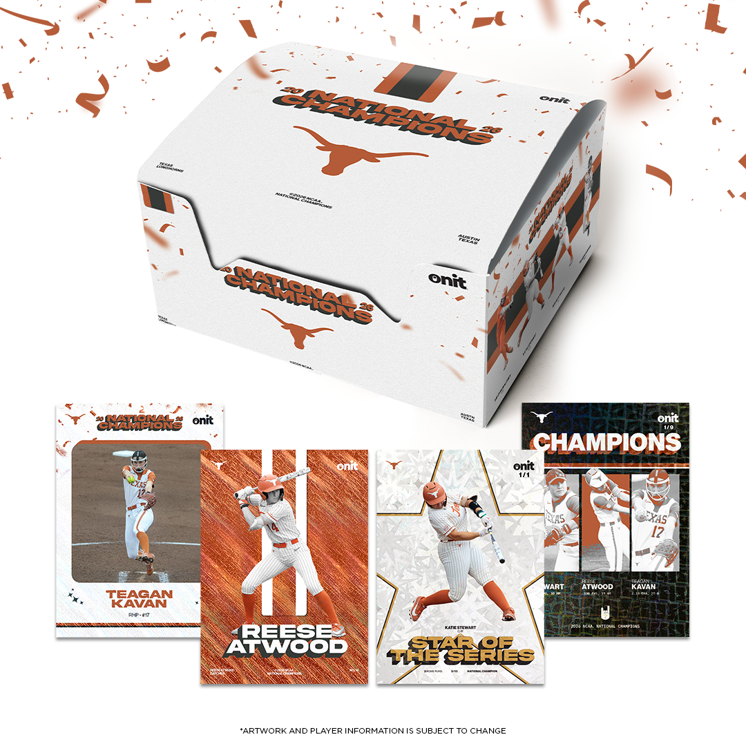 Texas Softball 2026 National Champion Commemorative Box