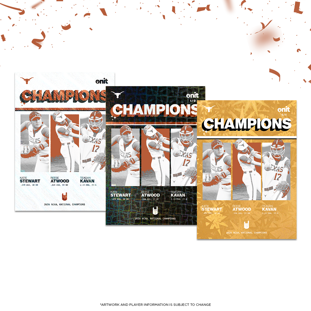 Texas Softball 2026 National Champion Commemorative Box