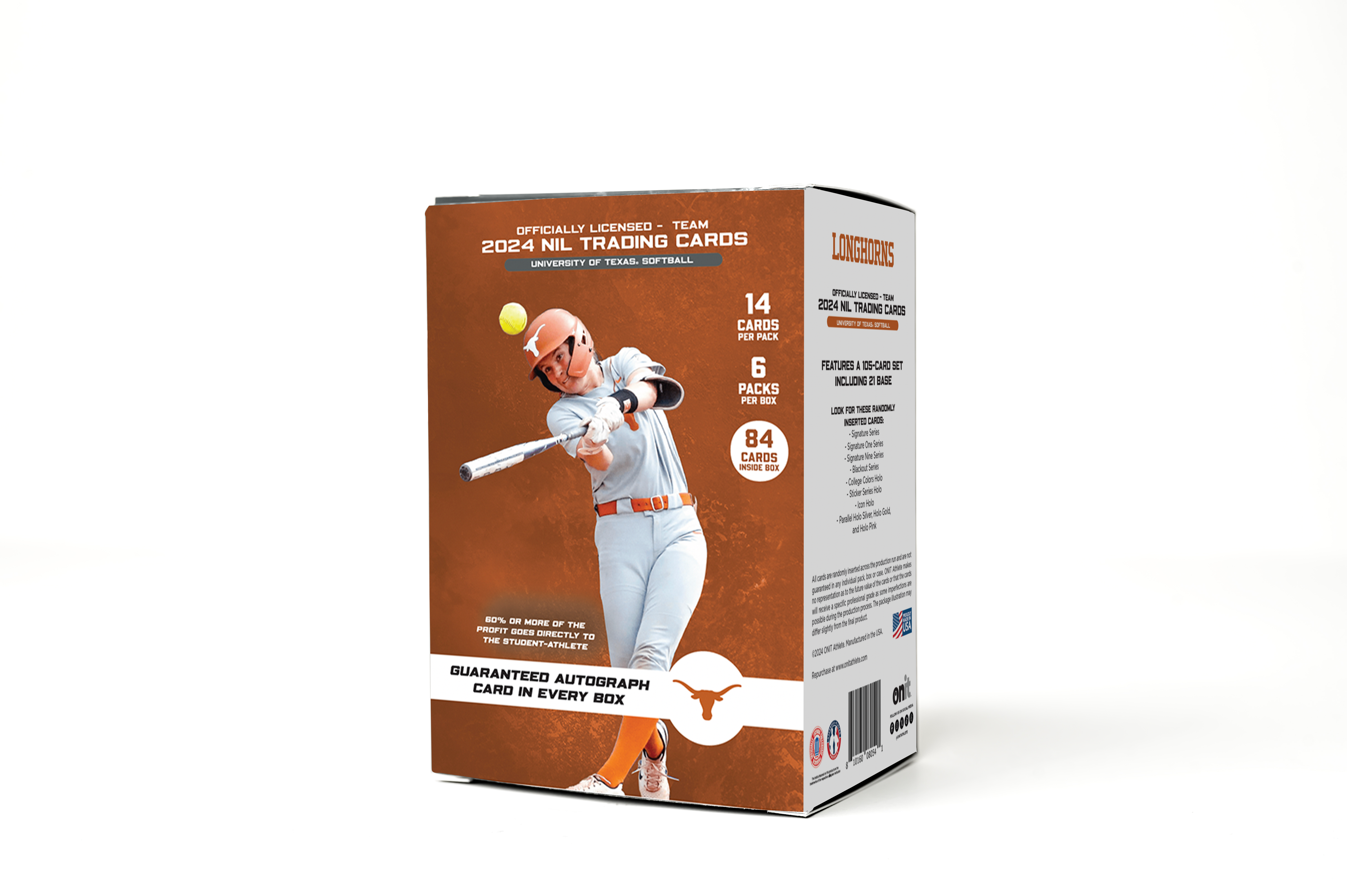 The University of Texas® Platinum Box - NIL 2024 Women's Softball Trading Cards - GUARANTEED AUTOGRAPH