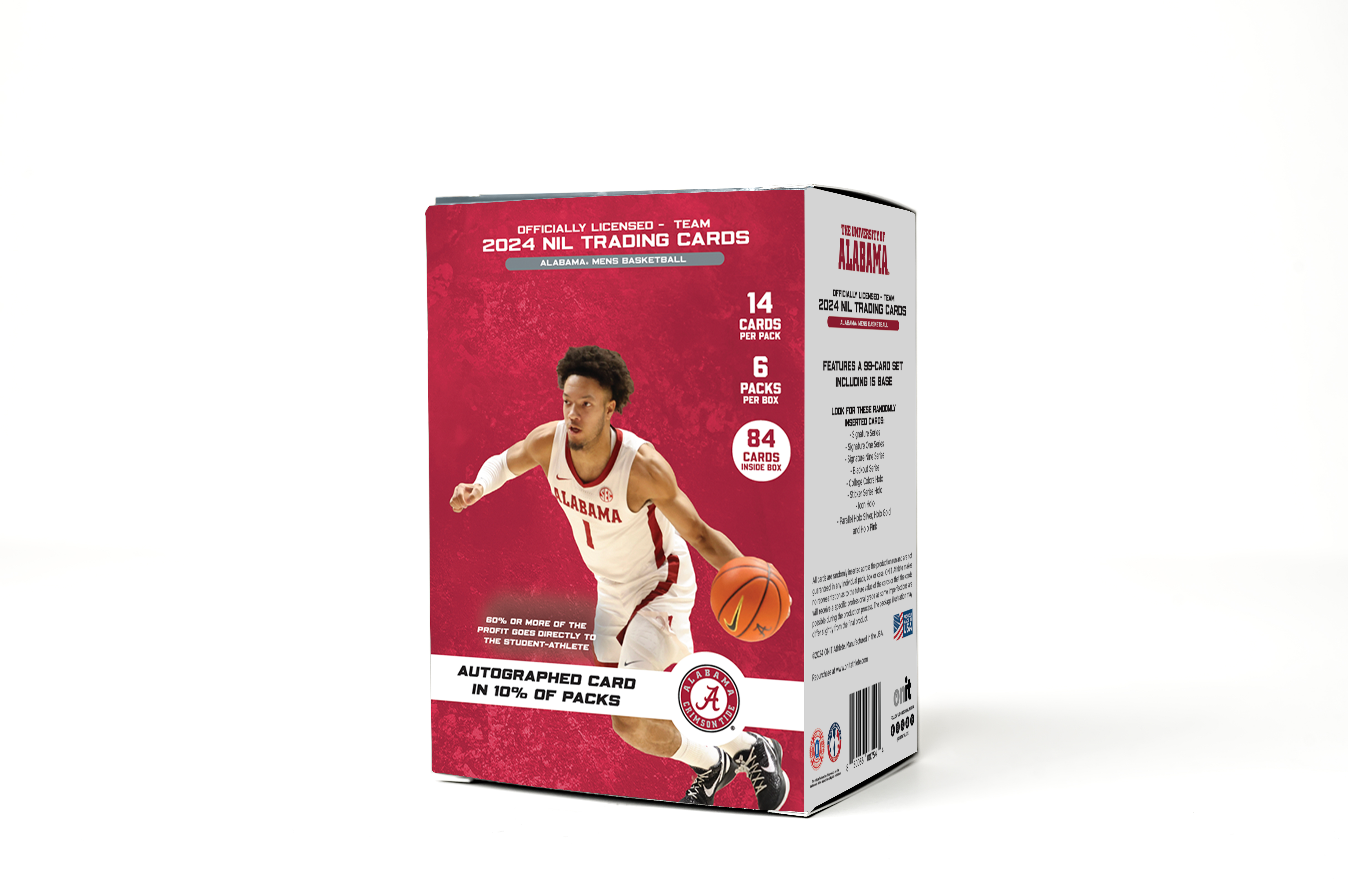 University of Alabama® Platinum Box - NIL Men's Basketball 2023-24 Trading Cards - GUARANTEED AUTOGRAPH