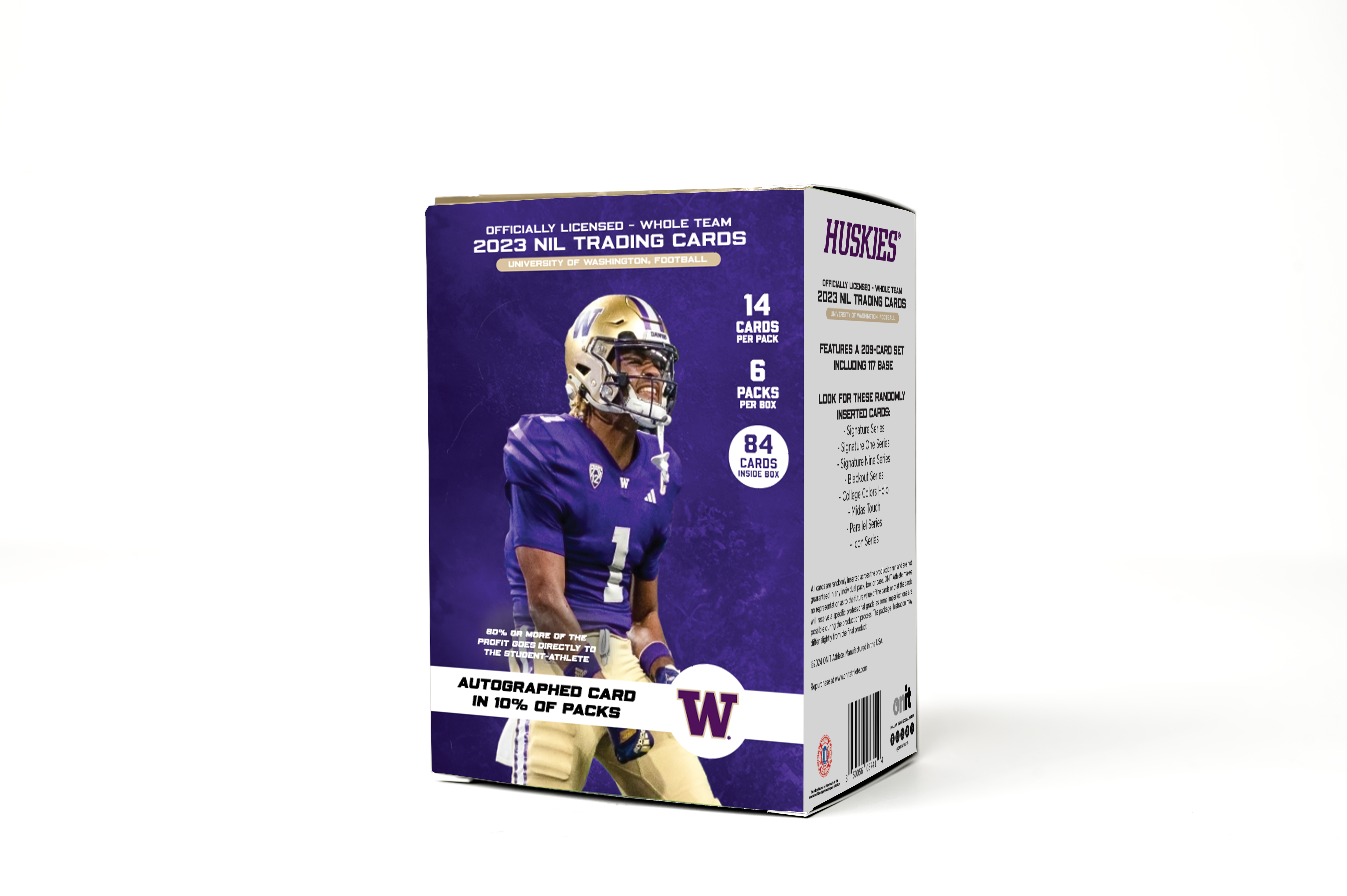 The University of Washington® Platinum Box - NIL Football 2023 Trading Cards - GUARANTEED AUTOGRAPH