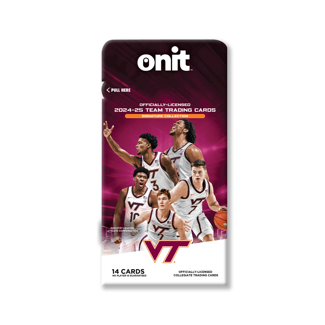 Virginia Tech® NIL Men's Basketball - 2024-25 Signature Trading Cards - Single Pack