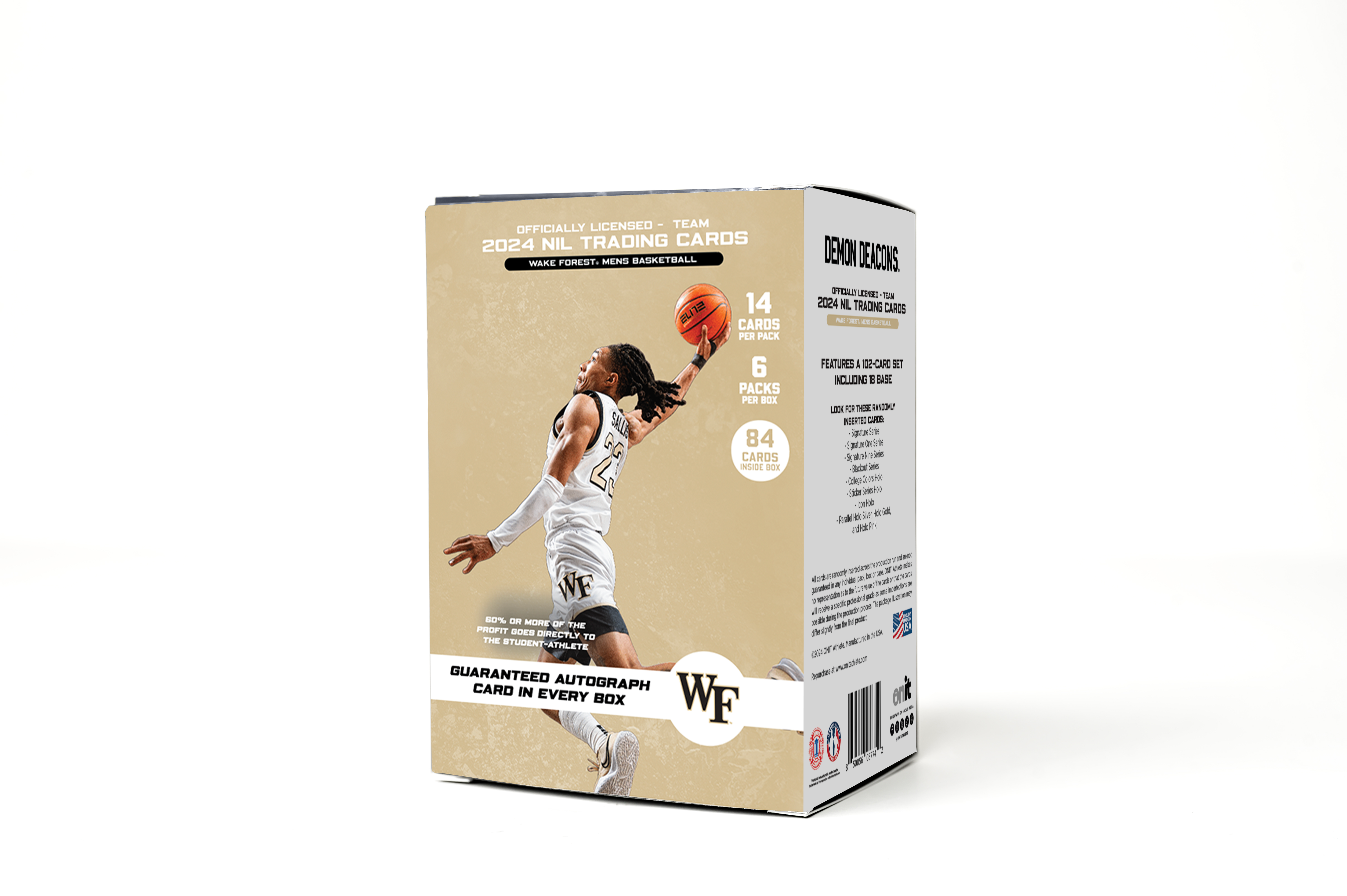 Wake Forest University® Platinum Box - NIL Men's Basketball 2023-24 Trading Cards - GUARANTEED AUTOGRAPH