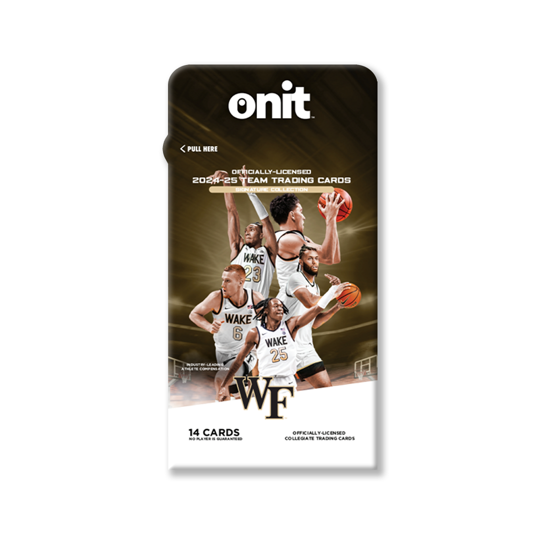 Wake Forest University® NIL Men's Basketball - 2024-25 Signature Trading Cards - Single Pack