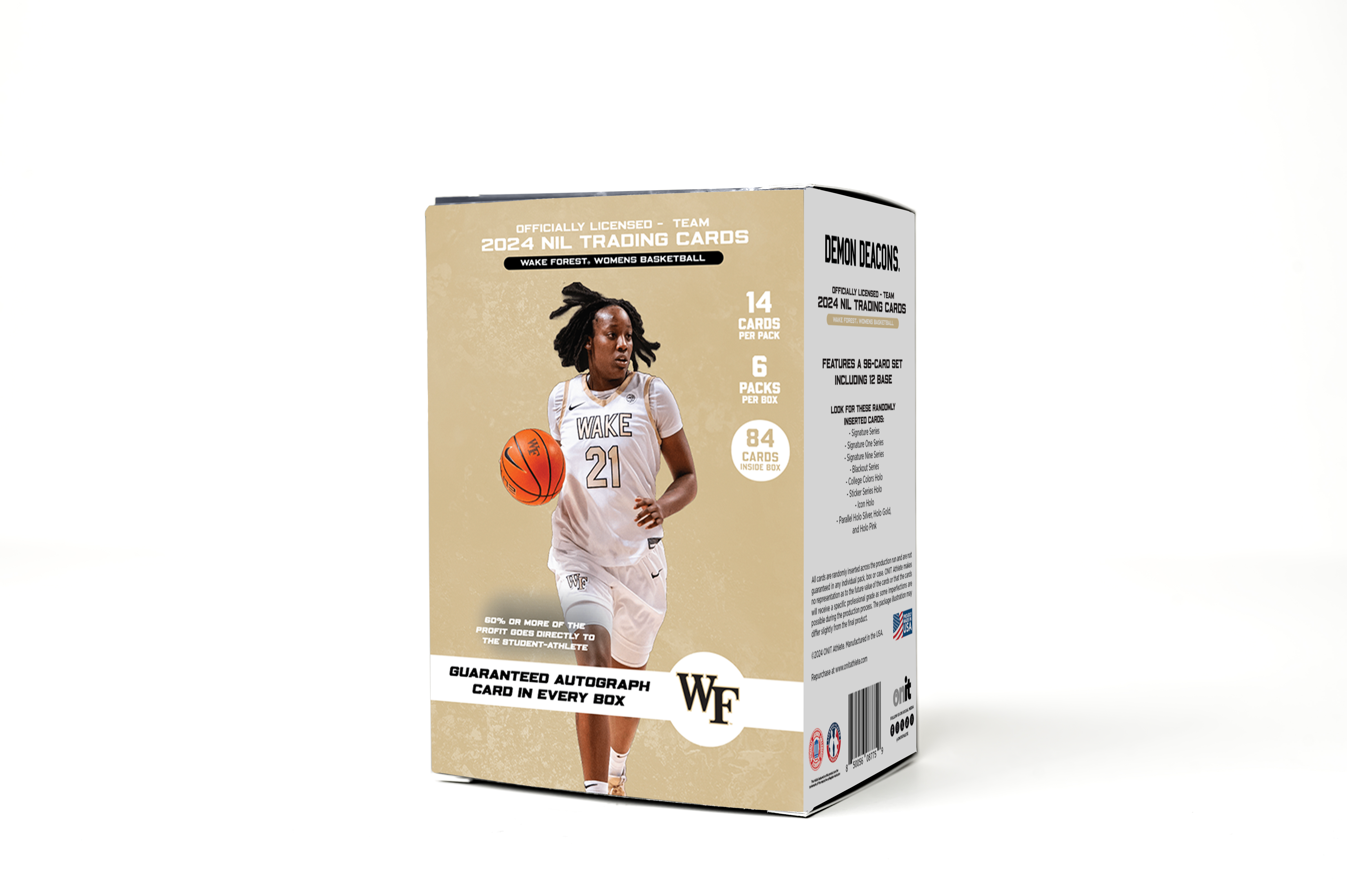 Wake Forest University® Platinum Box - NIL Women's Basketball 2023-24 Trading Cards - GUARANTEED AUTOGRAPH