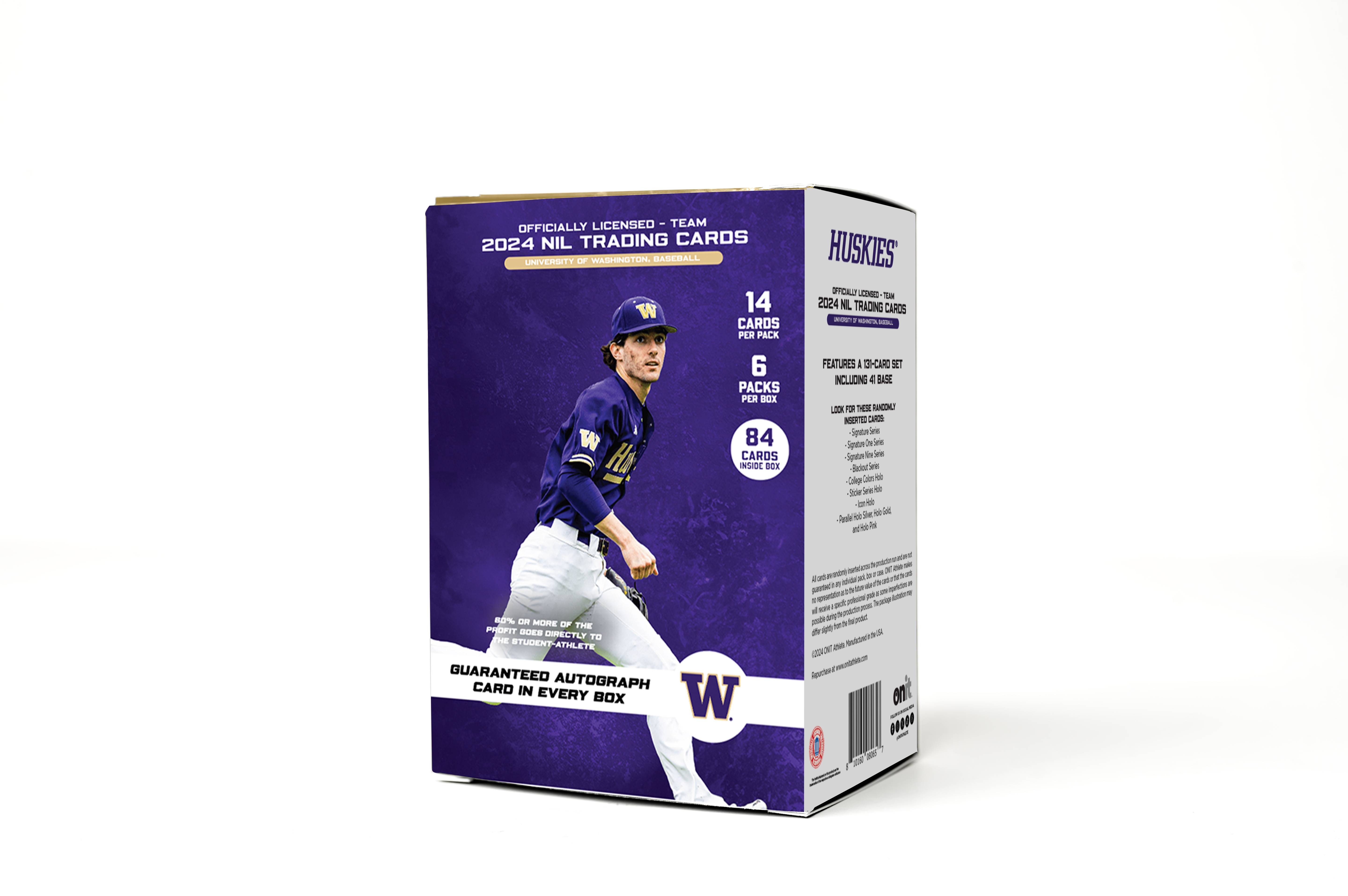 University of Washington® Platinum Box - Baseball 2024 Trading Cards - GUARANTEED AUTOGRAPH