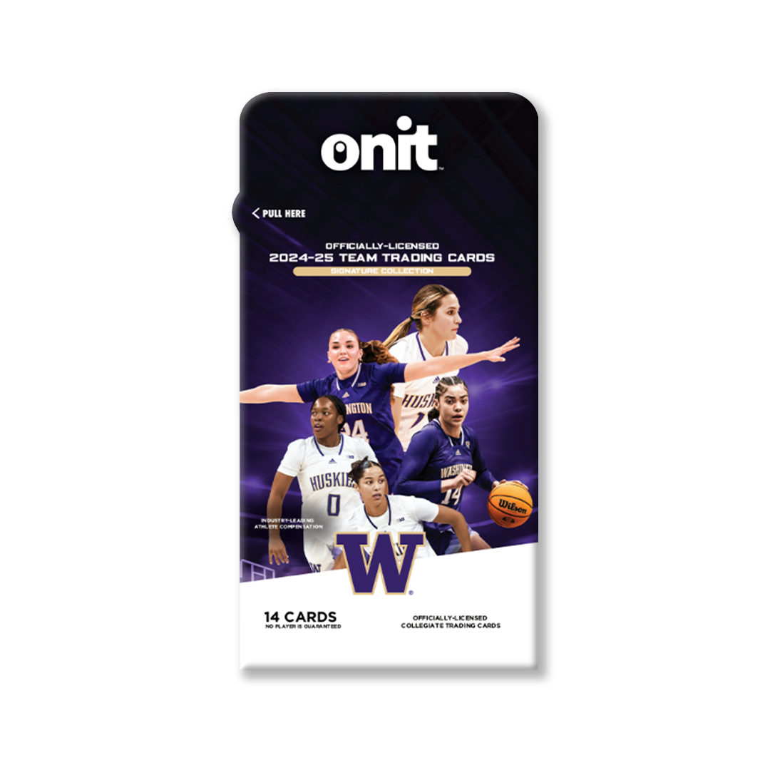 University of Washington® NIL Women's Basketball - 2024-25 Signature Trading Cards - Single Pack