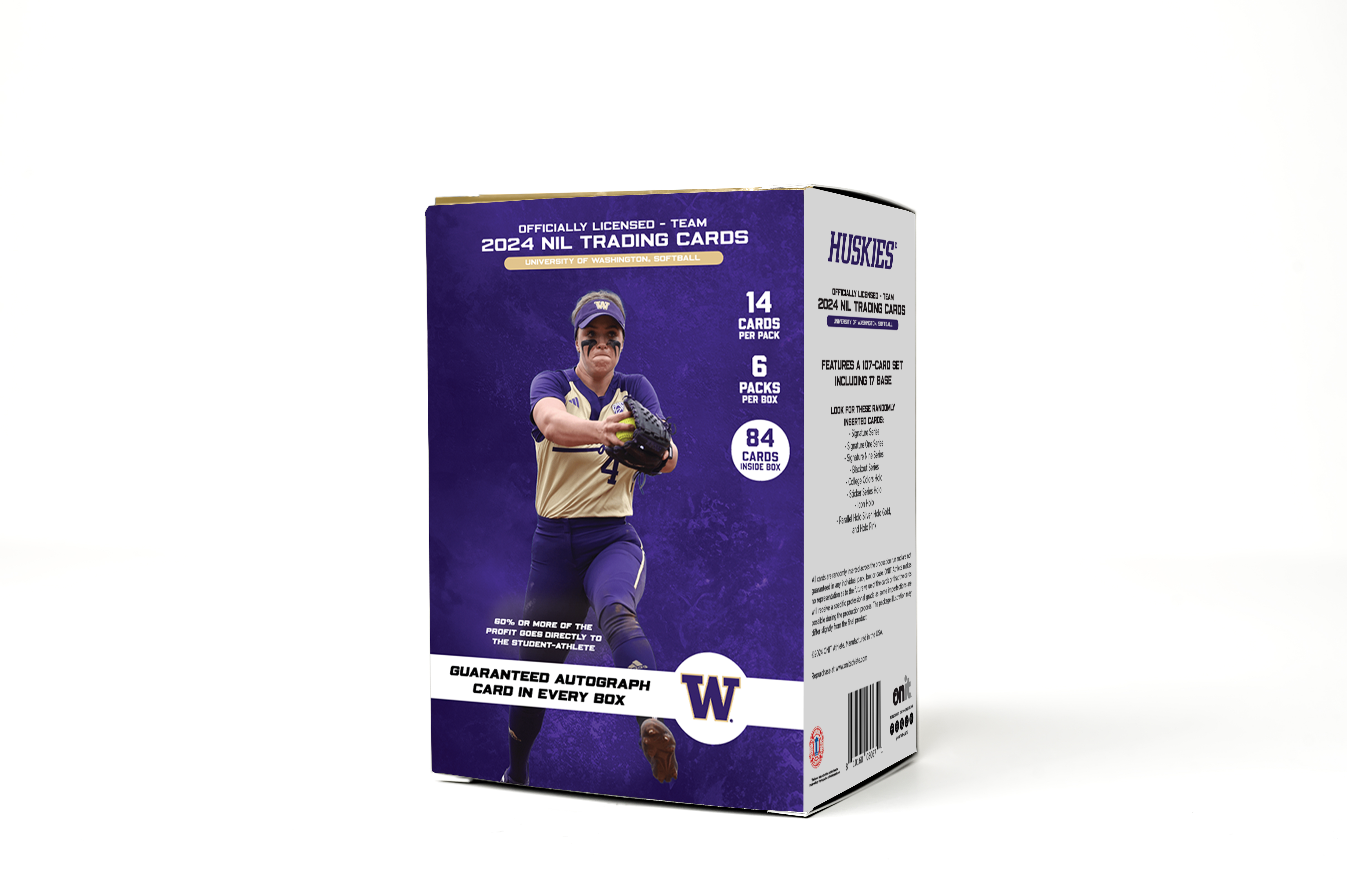 University of Washington® Platinum Box - Women's Softball 2024 Trading Cards - GUARANTEED AUTOGRAPH