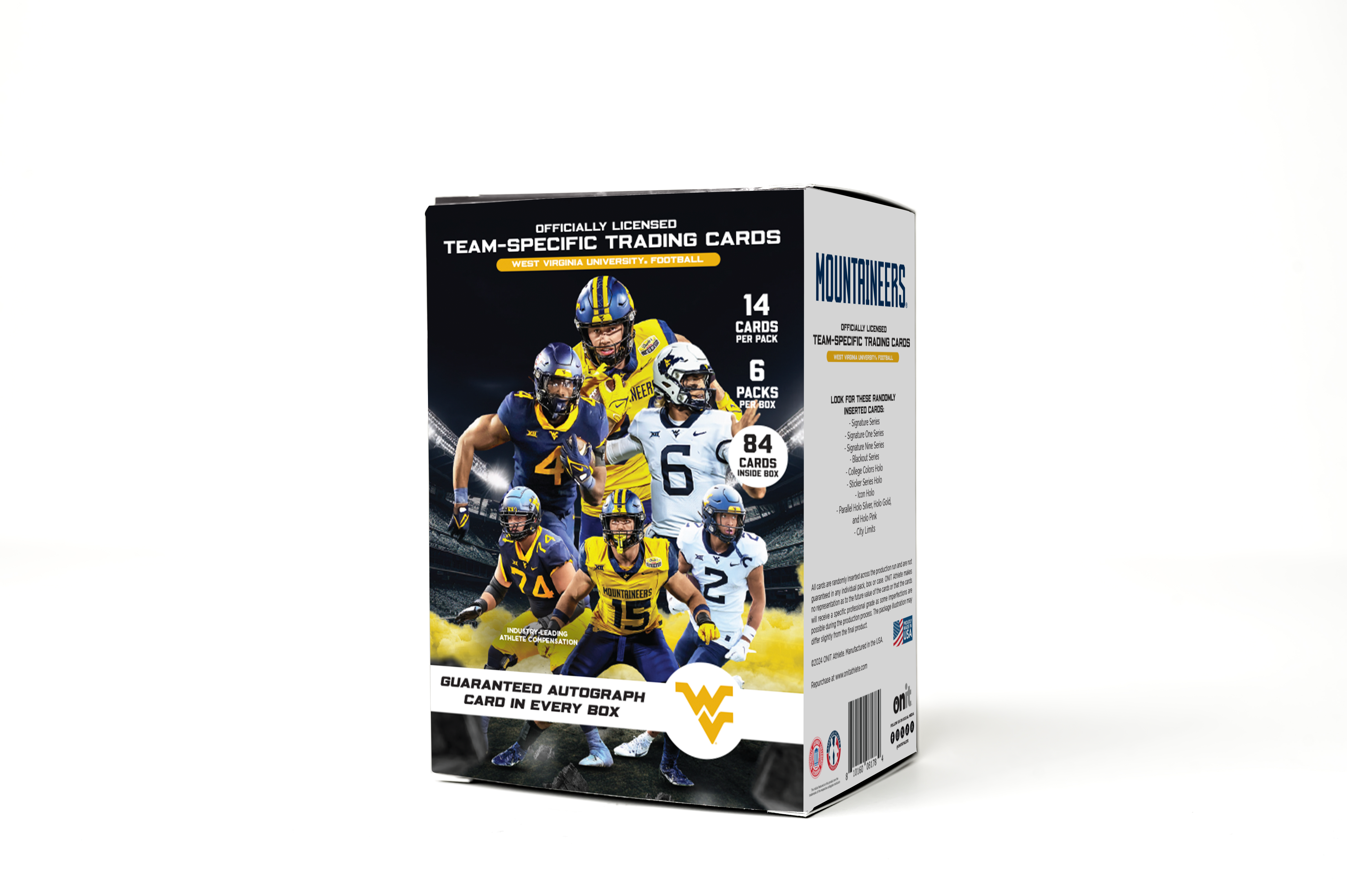 West Virginia University® 2024 Football - Platinum Box with Guaranteed Autograph