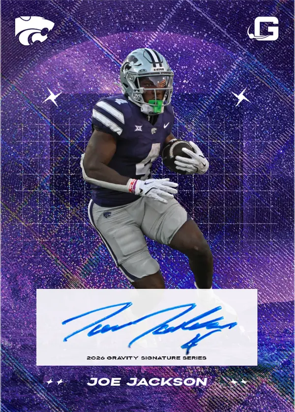 Base Signatures Purple — Joe Jackson, Kansas State