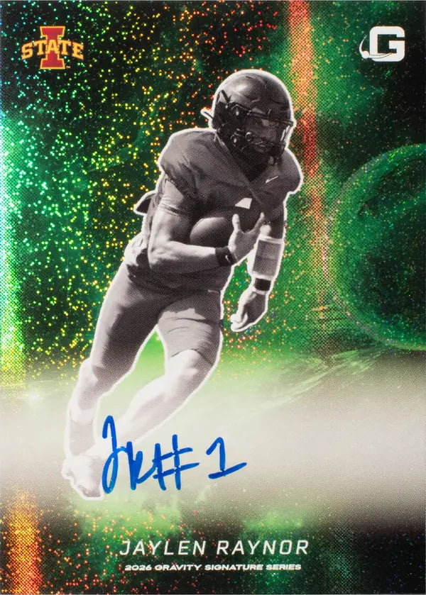 Galaxy Green Signatures — Jaylen Raynor, Iowa State