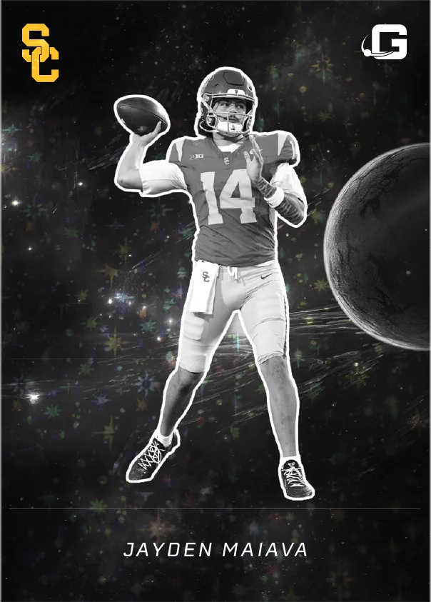 Galaxy Black /25 — Jayden Maiava, USC (rendering)