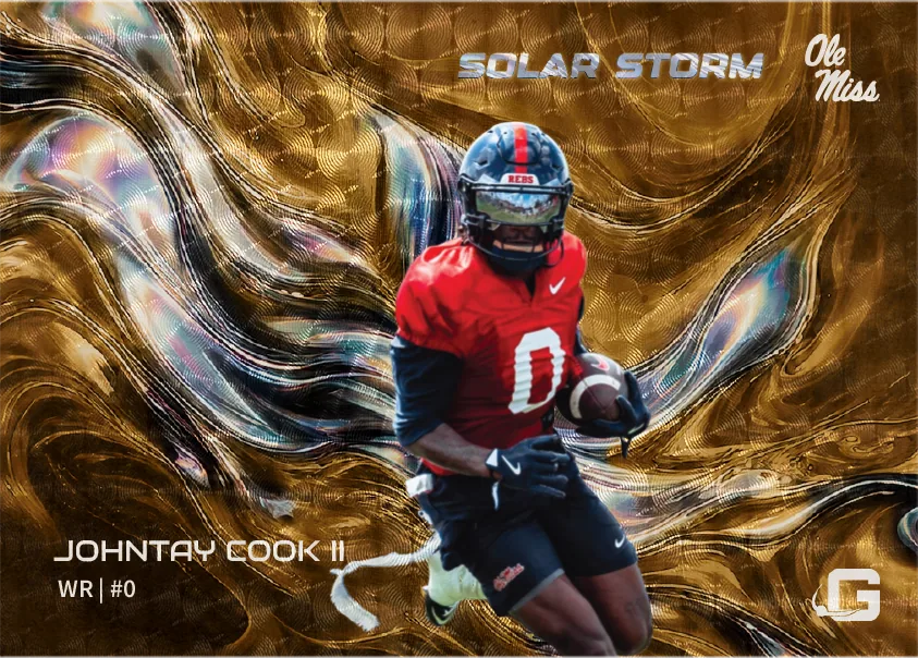 Solar Storm Ultra Gold /1 — Johntay Cook II, Ole Miss (rendering)