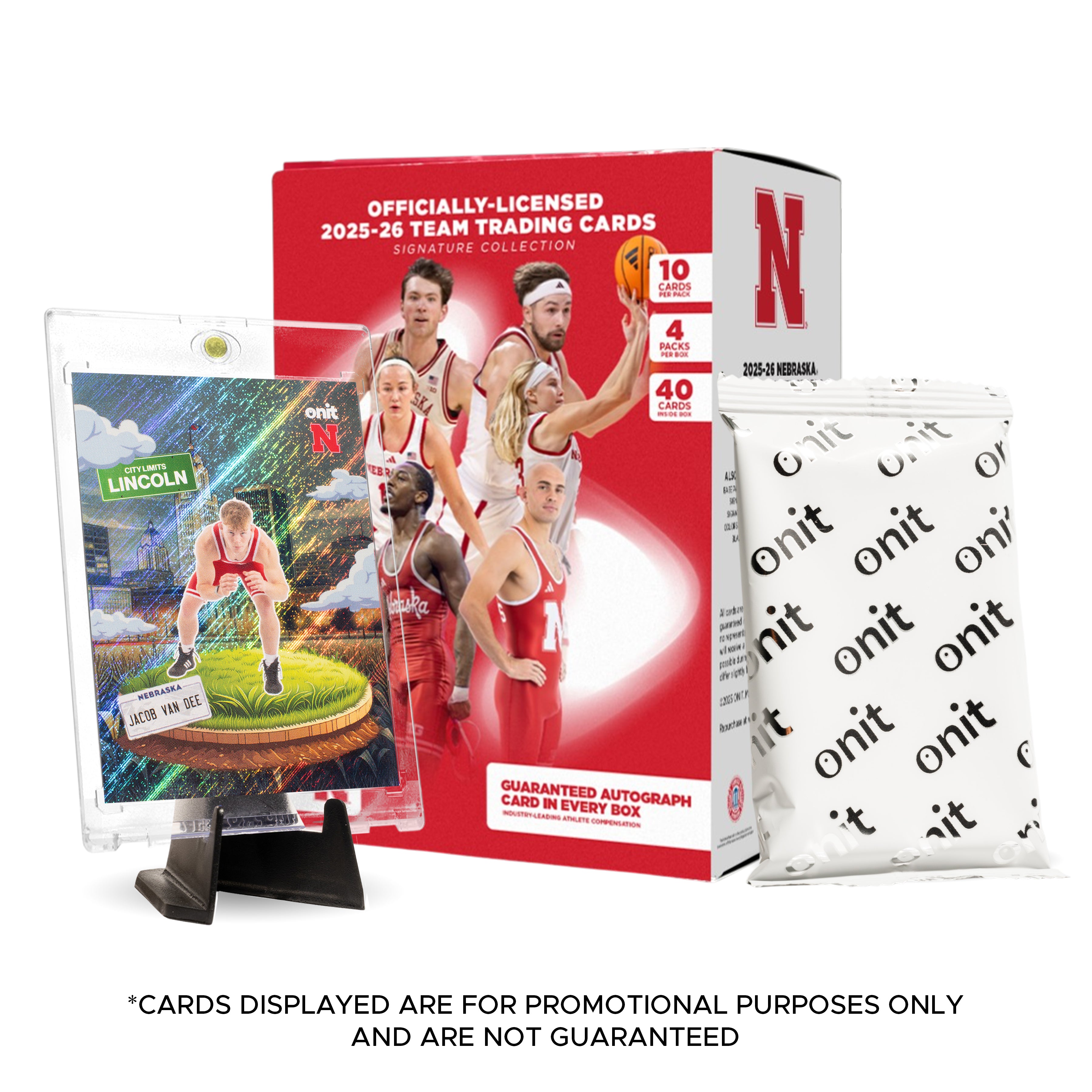 University of Nebraska Winter Sports 2025-26 Trading Cards - Platinum Box