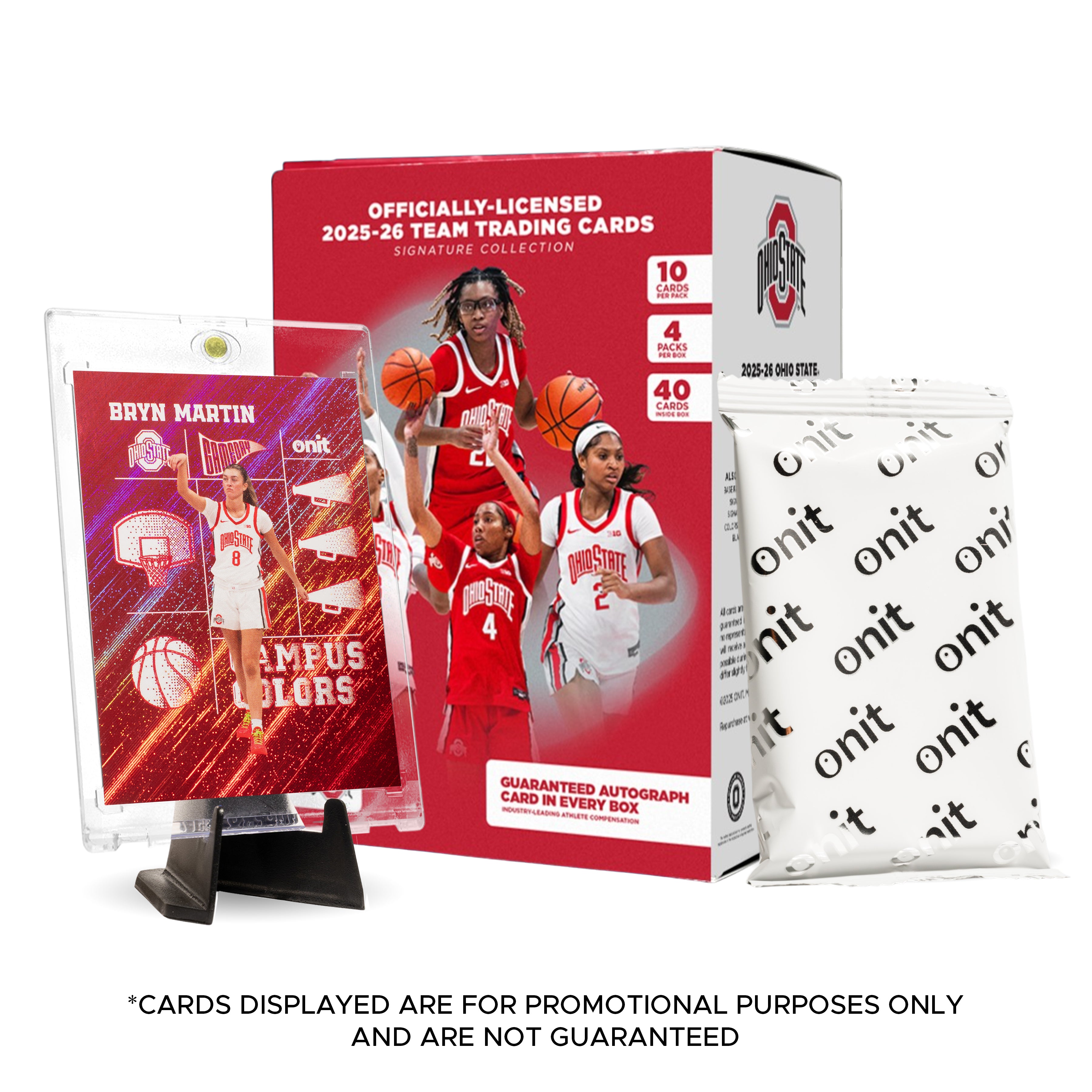 The Ohio State University Women's Basketball 2025-26 Trading Cards - Platinum Box (Guaranteed Autograph)