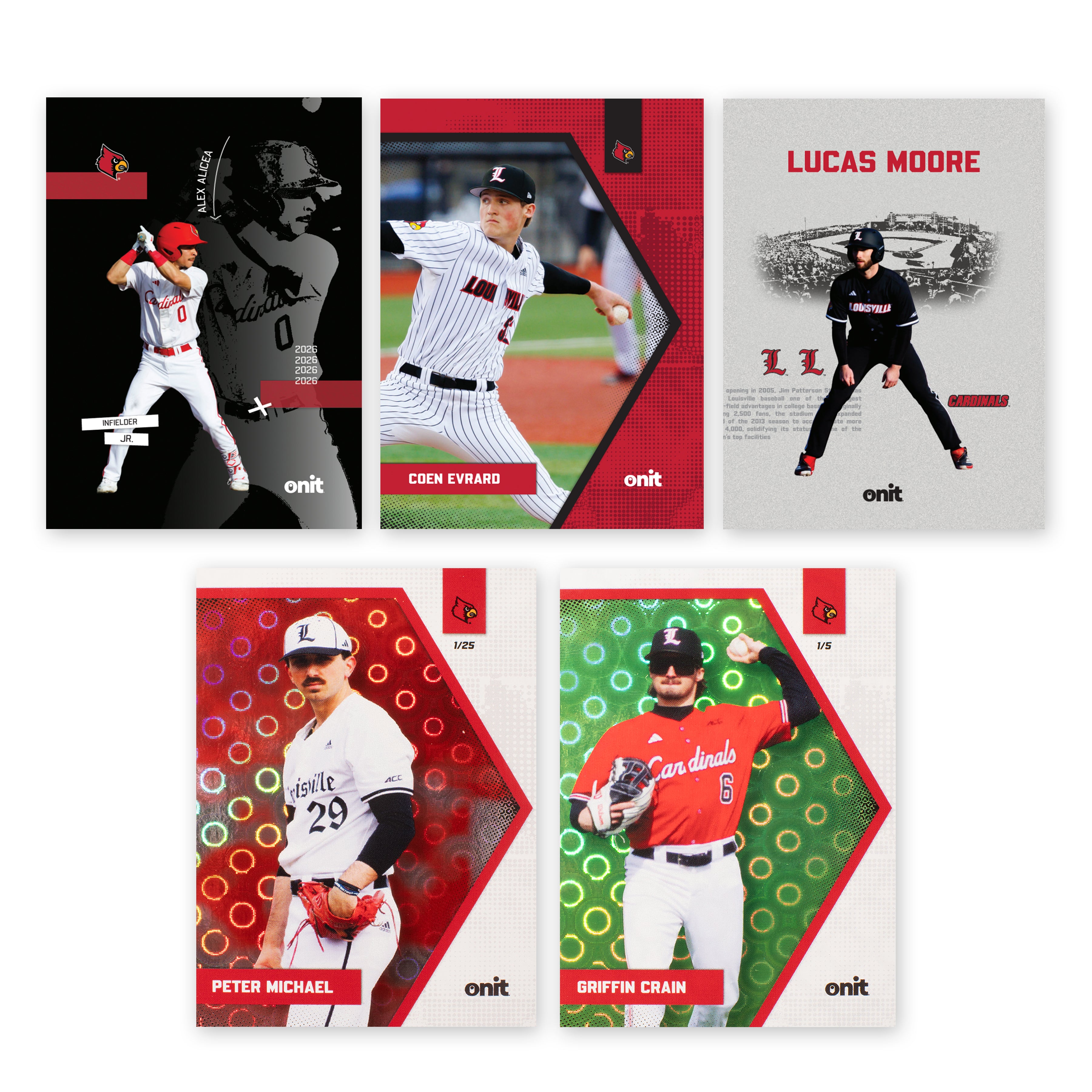 University of Louisville Baseball 2026 Trading Cards