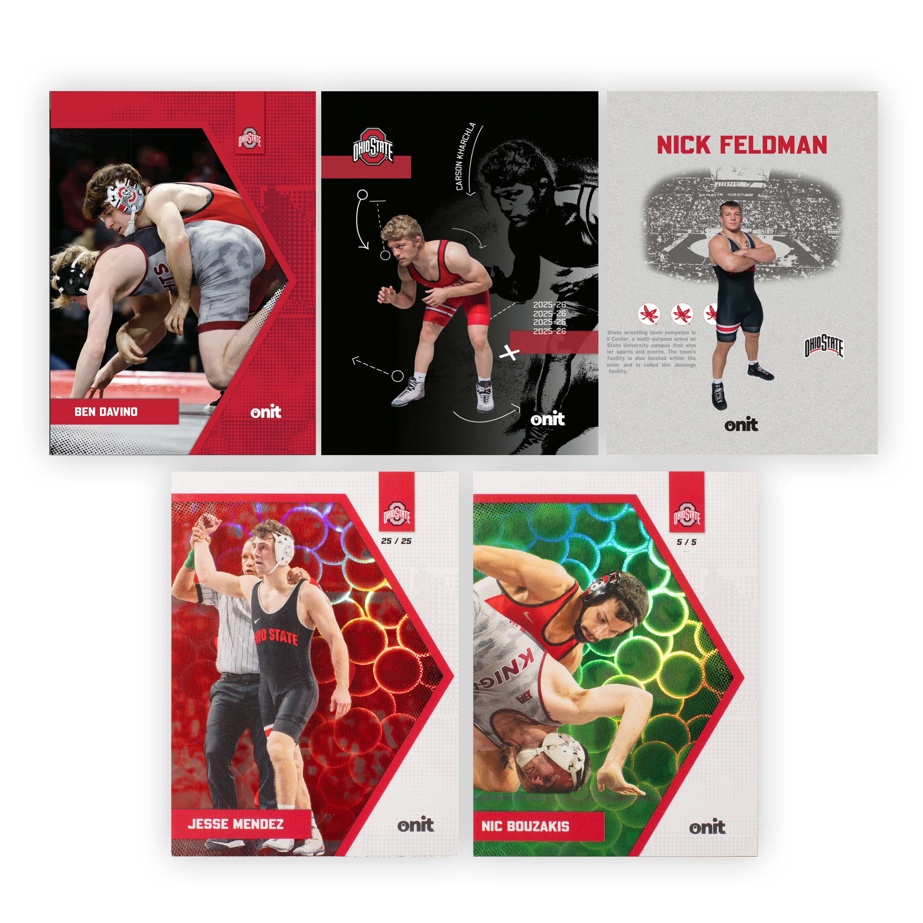 The Ohio State University Wrestling 2025-26 Trading Cards - Platinum Box (Guaranteed Autograph)