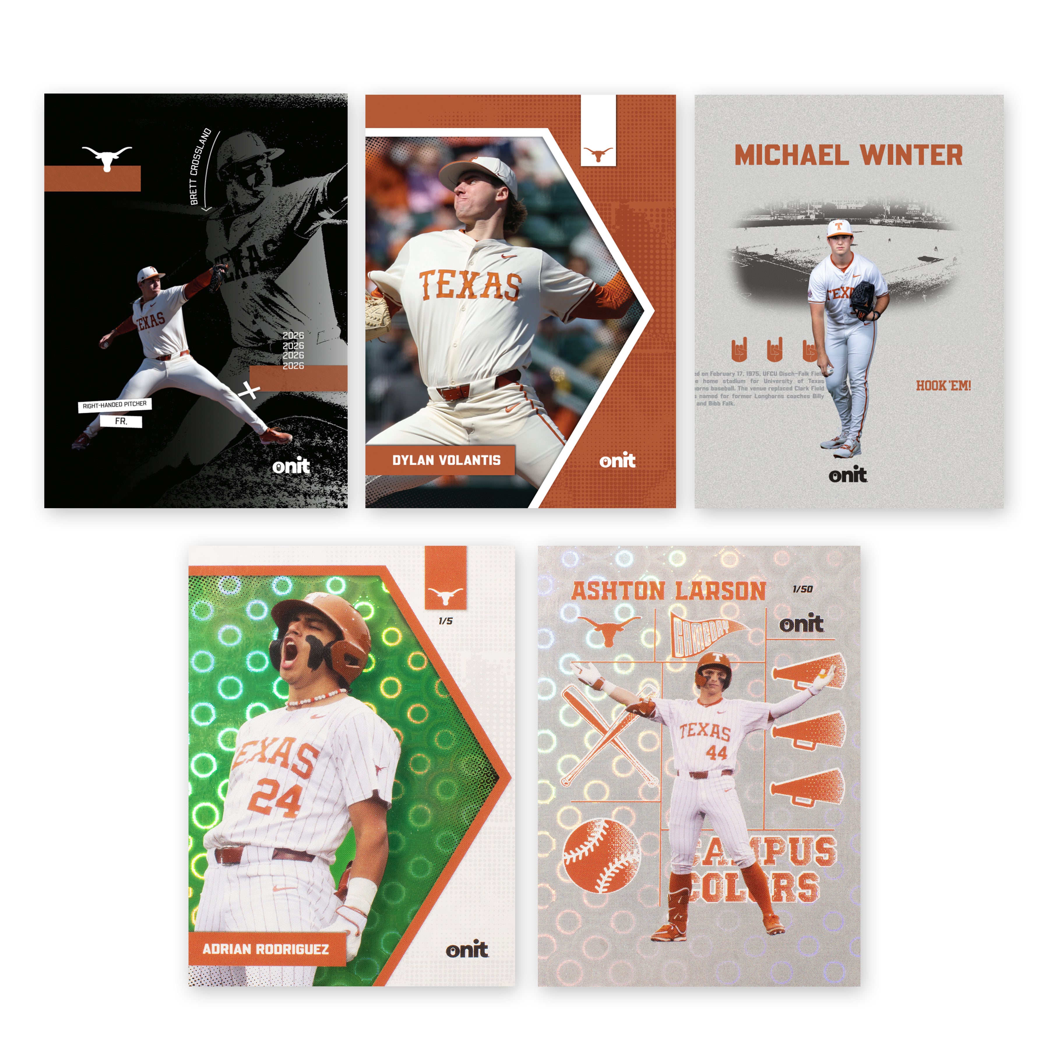 University of Texas Baseball 2026 Trading Cards