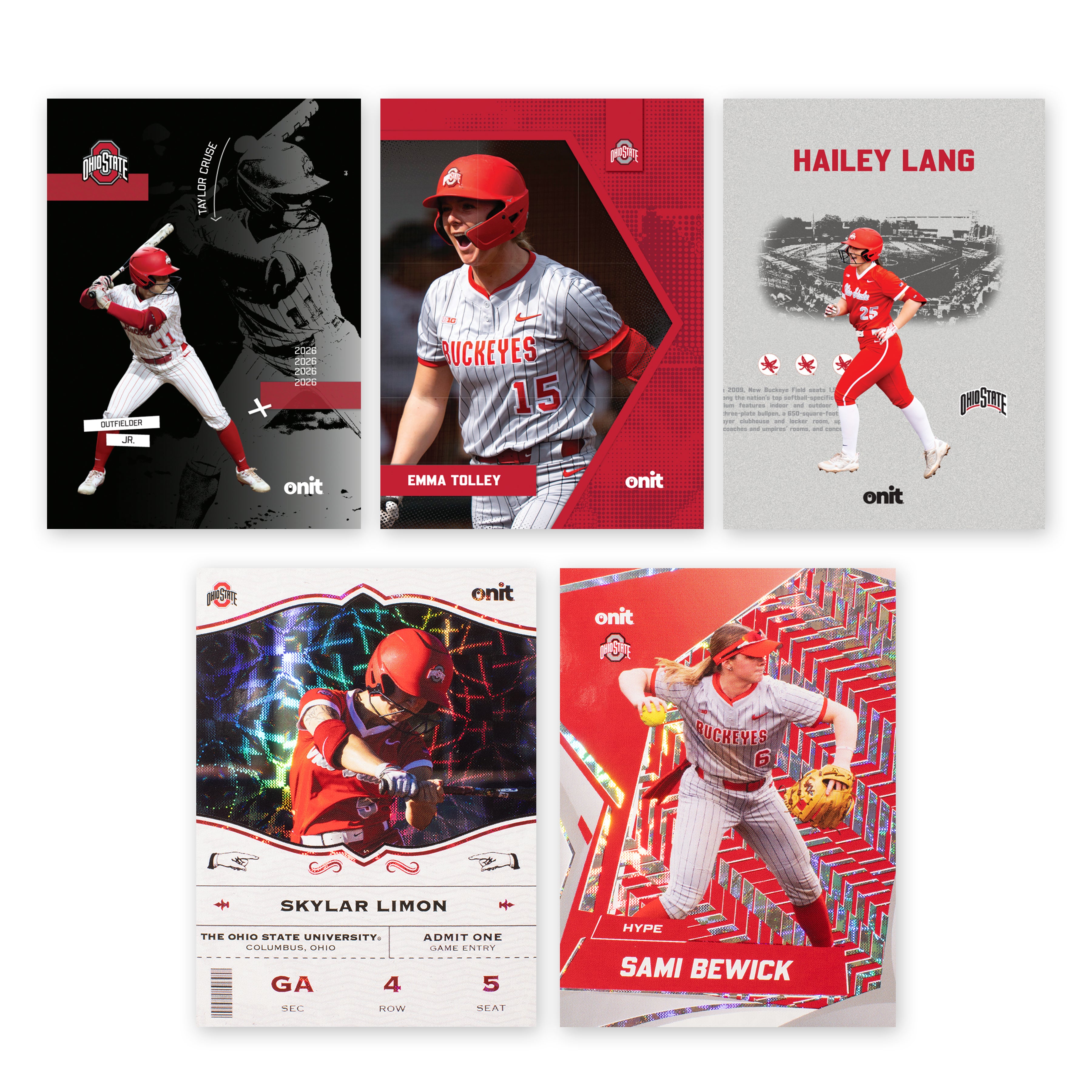 Ohio State University Softball 2026 Trading Cards
