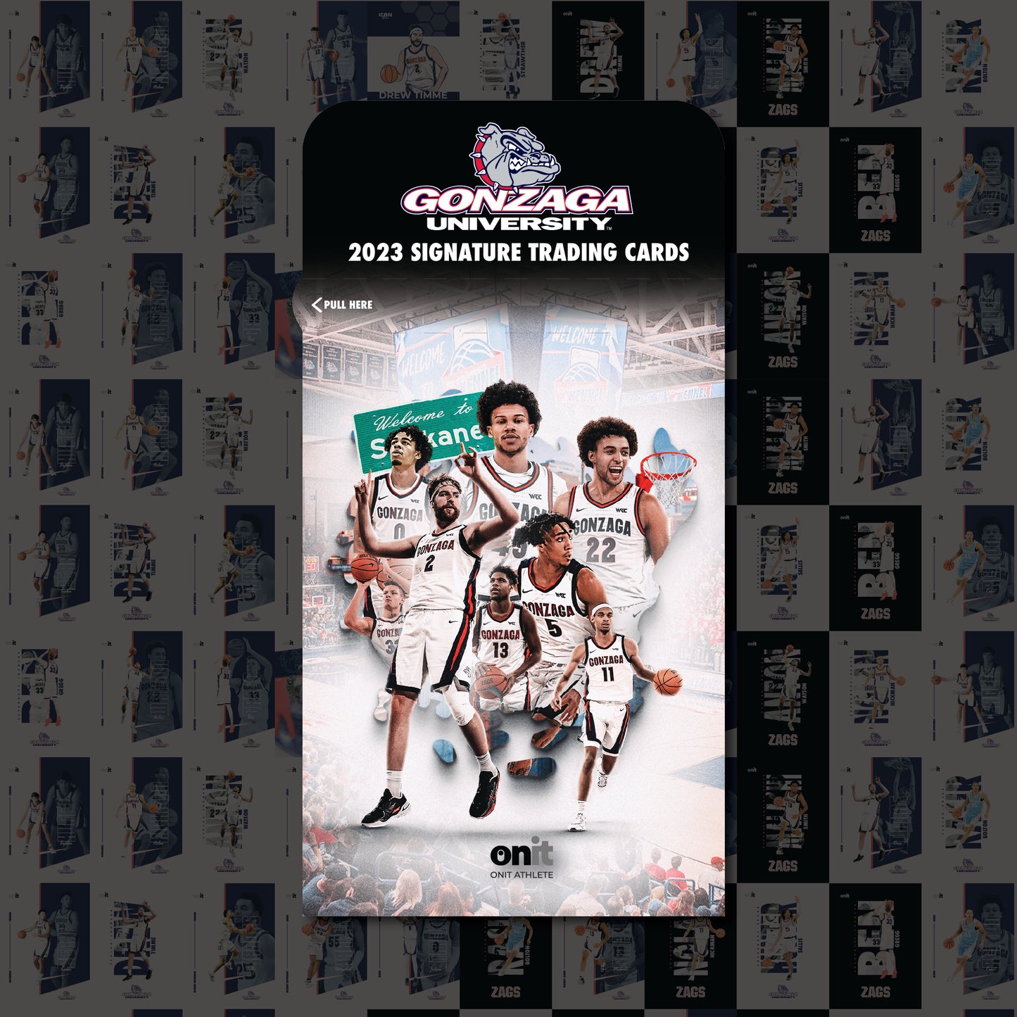 Gonzaga University NIL Basketball - 2023 Signature Trading Card Series